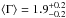 \hbox{$\langle\Gamma\rangle = 1.9^{+0.2}_{-0.2}$}