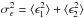 \hbox{$\sigma_\epsilon^2 = \langle\epsilon_1^2\rangle + \langle\epsilon_2^2\rangle$}