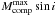 \hbox{$M_{\rm comp}^{\rm max}\sin{i}$}