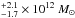\hbox{$^{+2.1}_{-1.7} \times 10^{12}~M_{\odot}$}