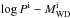 \hbox{$\log P^{\rm i}-M^{\rm i}_{\rm WD}$}