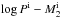 \hbox{$\log P^{\rm i}-M^{\rm i}_{\rm 2}$}