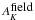 \hbox{$A_K^{\mbox{field}}$}
