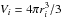 \hbox{$V_i= 4\pi r_i^3/3$}