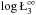 \hbox{$\log \L_3^\infty$}