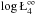 \hbox{$\log \L_4^\infty$}