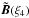 \hbox{$\vec{\tilde B}(\regpar_4)$}