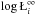 \hbox{$\log\L_i^\infty$}