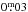 \hbox{${0\fm03}$}