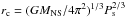 \hbox{$r_{\rm c}=(GM_{\rm NS}/4\pi^2)^{1/3} P_{\rm s}^{2/3}$}
