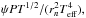 \hbox{${{\psi P T^{1/2}}/({r_n^2 T_{\rm eff}^4}}),$}