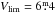 \hbox{$V_{\rm lim}=6\fm4$}