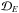 \hbox{${\cal D}_E$}