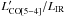 \hbox{$L'_{\rm CO[5{-}4]}/L_{\rm IR}$}