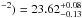 \hbox{$^{-2})=23.62^{+0.08}_{-0.13}$}