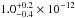 \hbox{$1.0^{+0.2}_{-0.4}\times 10^{-12}$}