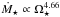 \hbox{$\dot{M}_\star \propto \Omega_\star^{4.66}$}