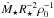 \hbox{$\dot{M}_\star R_\star^{-2} \rho_0^{-1}$}