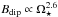 \hbox{$B_{\text{dip}} \propto \Omega_\star^{2.6}$}