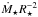 \hbox{$\dot{M}_\star R_\star^{-2}$}