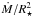 \hbox{$\dot{M}/R_\star^2$}