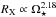 \hbox{$R_\text{X} \propto \Omega_\star^{2.18}$}