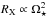 \hbox{$R_\text{X} \propto \Omega_\star^{2}$}