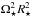 \hbox{$\Omega_\star^2 R_\star^2$}