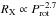 \hbox{$R_\text{X} \propto P_{\text{rot}}^{-2.7}$}
