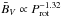 \hbox{$\bar{B}_V \propto P_{\text{rot}}^{-1.32}$}