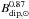 \hbox{$B_{\text{dip},\odot}^{0.87}$}