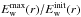 \hbox{$E_{\rm w}^{\rm max}(r)/E_{\rm w}^{\rm init}(r)$}