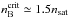 \hbox{$n_{\rm B}^\text{crit}\simeq1.5 n_\text{sat}$}