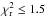 \hbox{$\chi_{\rm r}^2 \le 1.5$}
