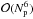 \hbox{$\mathcal{O}(N_{\rm p}^6)$}