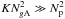 \hbox{$KN_{g{\rm A}}^2 \gg N_{\rm p}^2$}