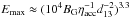 \hbox{$E_\mathrm{max}\approx ( 10^4 B_\mathrm{G} \eta_\mathrm{acc}^{-1} d_{13}^{-2})^{3.3}$}