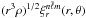 \hbox{$(r^3\rho)^{1/2}\xi_r^{n\tilde{\ell}m}(r,\theta)$}