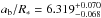 \hbox{$a_{\rm{b}}/R_{*}=6.319^{+0.070}_{-0.068}$}