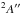 \hbox{$^2A''$}