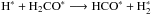 \hbox{$\rm H^{\ast} + H_2CO^{\ast} \longrightarrow HCO^{\ast} + H_2^{\ast}$}