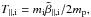 \hbox{$T_{\parallel, {\rm i}}=m_{\rm i}\tilde{\beta}_{\parallel ,{\rm i}}/2m_{\rm p},$}