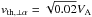 \hbox{$v_{\mathrm{th}, \perp \alpha} = \sqrt{0.02} V_\mathrm{A}$}