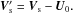 \hbox{${\vec{V}_{\rm s}^{\prime}}={\vec{V}_{\rm s}} - {\vec{U}_0}.$}