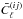\hbox{$\bar{C}_\ell^{(ij)}$}