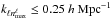 \hbox{$k_{\ell n_{\max}^{\ell}} \leq 0.25~h~\mathrm{Mpc}^{-1}$}