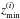 \hbox{$z_{\min}^{(i)}$}