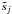 \hbox{$\tilde{s}_j$}