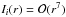 \hbox{$I_i(r) = \mathcal{O}(r^7)$}