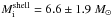 \hbox{$M_{{\rm i}}^{\mathrm{shell}} = 6.6\pm1.9~M_{\odot}$}